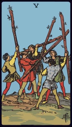 Five of Wands